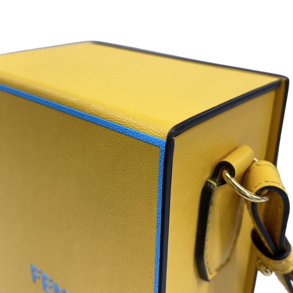 Fendi Pack Shoulder Bag 8BT339 Yellow Light Blue - Picture 13 of 15
